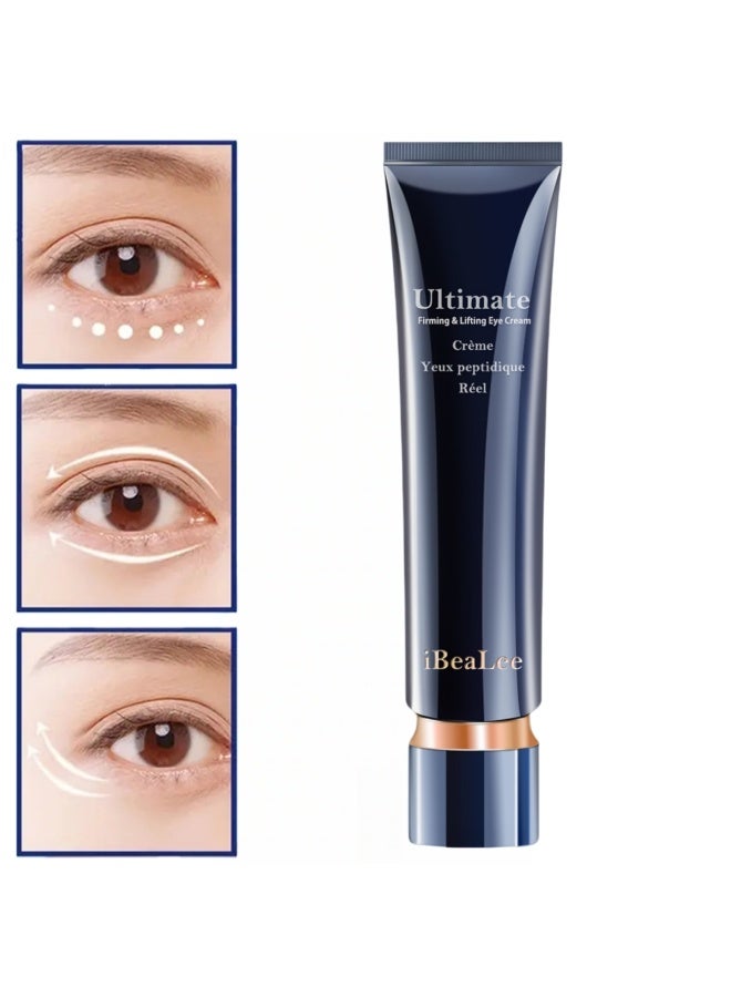 iBealee Peptide Firming and Lifting Eye Cream | Contains Retinol, Hyaluronic Acid, and Other Effective Ingredients to Deeply Nourish and Repair the Skin Around the Eyes 20g - Image 1